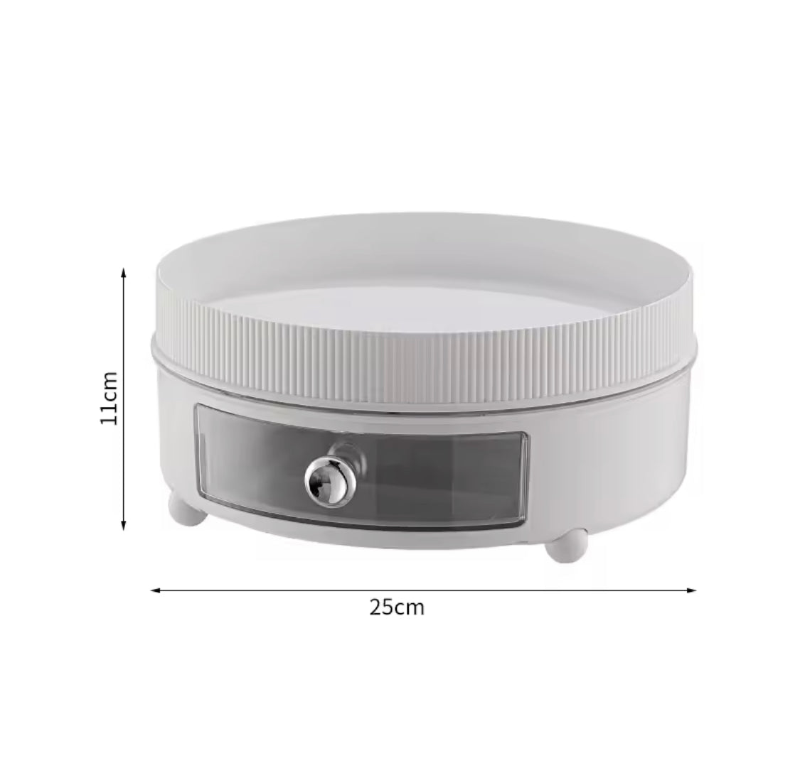 360° Rotation Spice Rack, Large Capacity Cosmetic Storage Tray, Kitchen Seasoning Cosmetic Tray 360° Rotation Spice Rack, Large Capacity Cosmetic Storage Tray, Kitchen Seasoning Cosmetic Tray